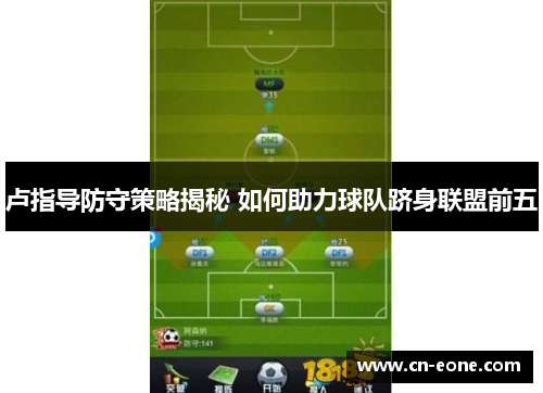 卢指导防守策略揭秘 如何助力球队跻身联盟前五