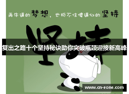 复出之路十个坚持秘诀助你突破瓶颈迎接新高峰